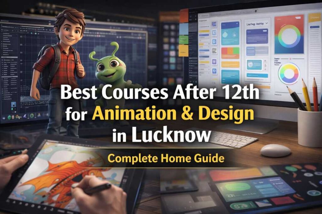 courses after 12th for animation in Lucknow