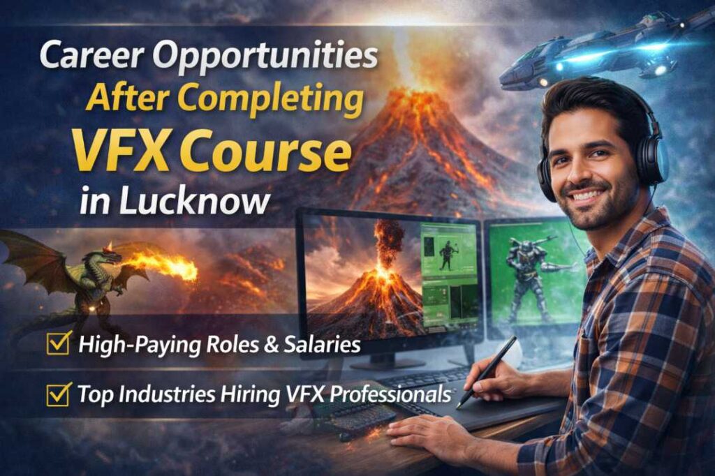 career after VFX course in Lucknow