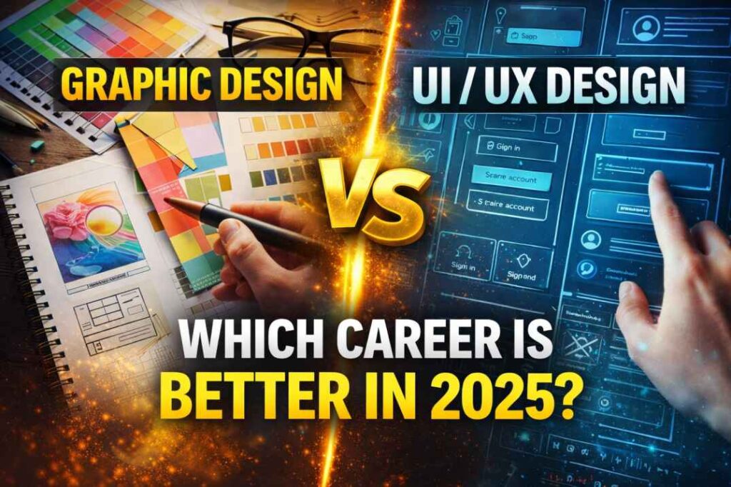 graphic design vs UI UX career