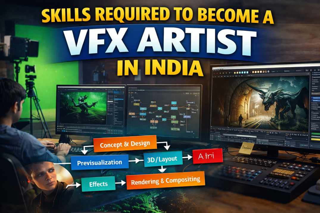 VFX artist skills course in Lucknow