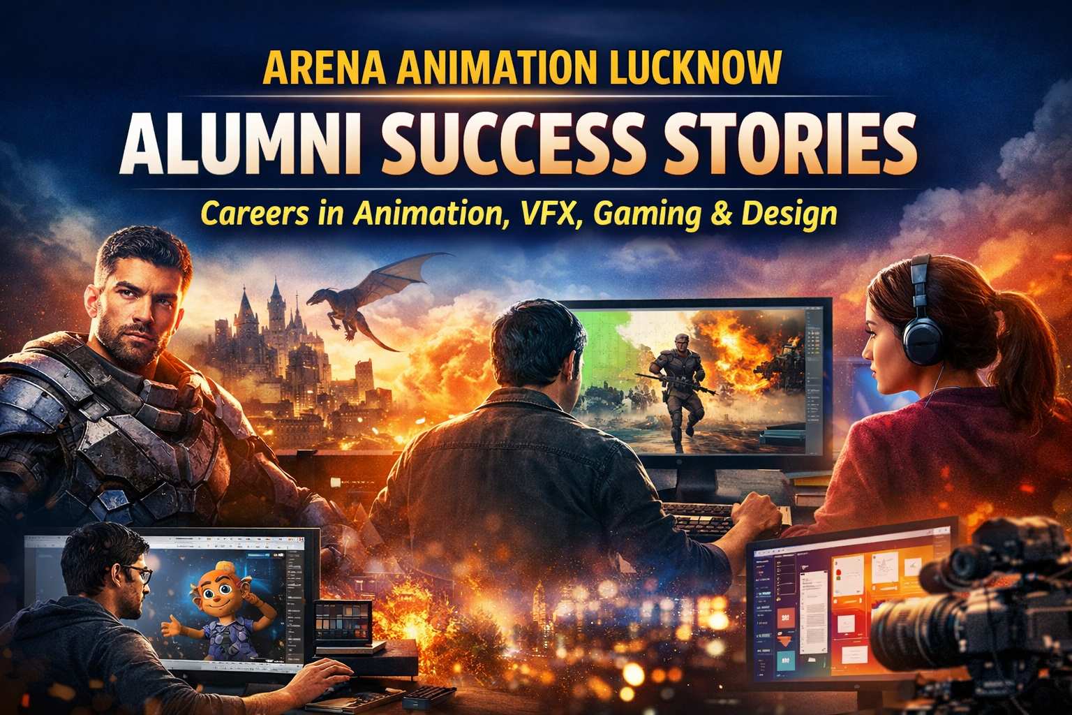 Arena Animation Lucknow Alumni