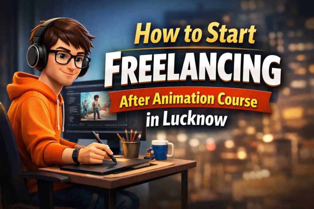 freelancing after animation course in Lucknow