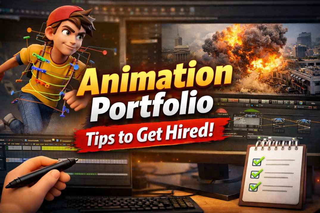 animation portfolio tips in Lucknow