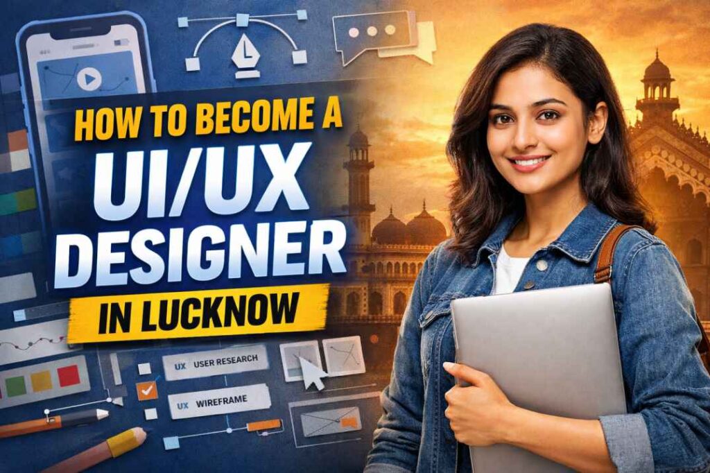 how to become UI UX designer in Lucknow